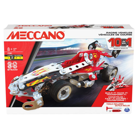 meccano- 10 in 1 racing vehicles