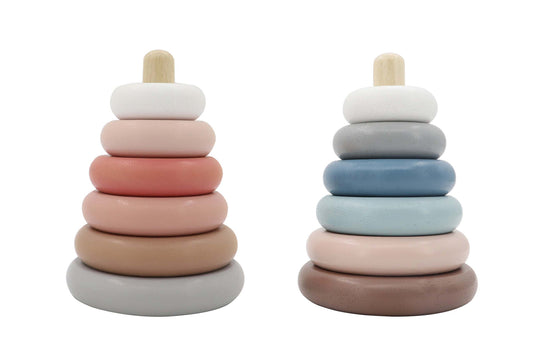 calm & breezy wooden stacking toy