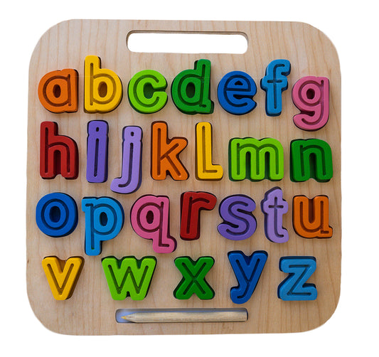 handcarry lowercase abc trace puzzle