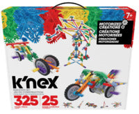 K'nex Motorised creations 325 pieces 25 builds