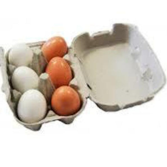 fun factory - wooden eggs 6 pc