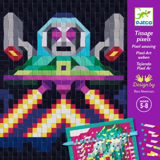 Djeco pixel weaving invaders