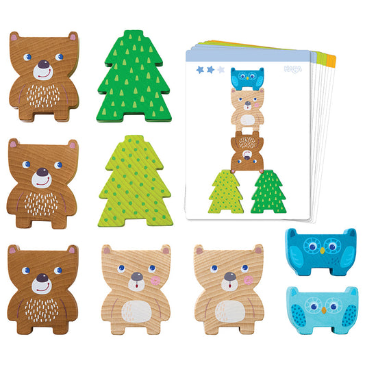 forest creatures stacking toy