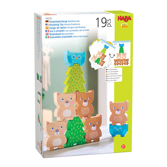 forest creatures stacking toy
