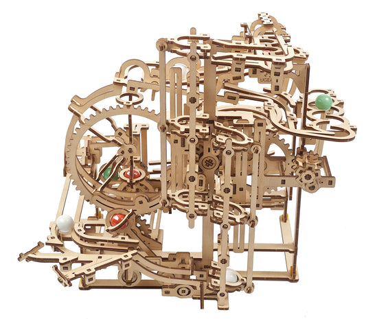 ugears marble run stepped hoist