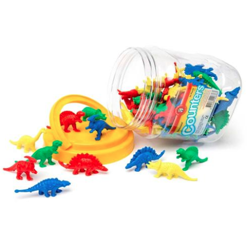 dinosaur counters - 64 pack