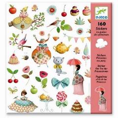 Djeco - princess tea party stickers