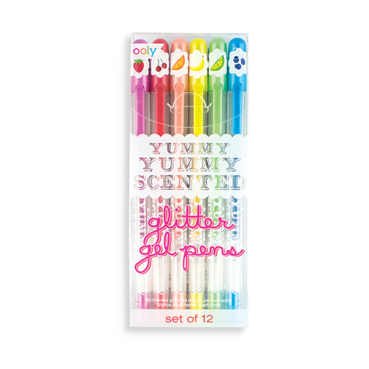 yummy yummy scented glitter gel pens