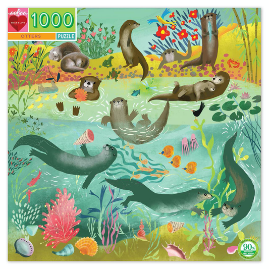 Otters 1000pc puzzles
