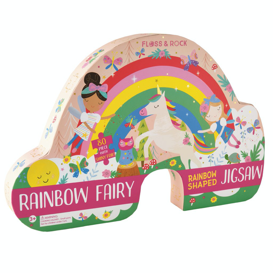 Rainbow fairy jigsaw 80pc
