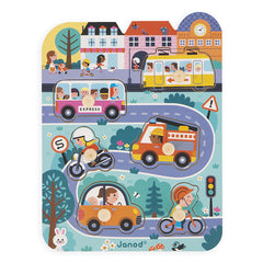 Janod - Town Peg Puzzle