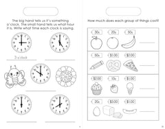Little genius Vol 2  - small Activity pad- Time, Money & Fractions