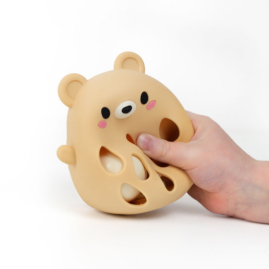 Silicone rattle - Bear