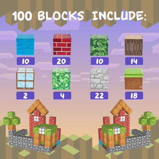 Miniblox - 100pce building blocks