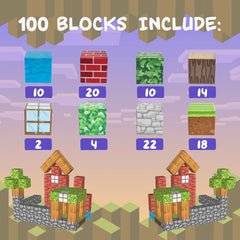 Miniblox - 100pce building blocks