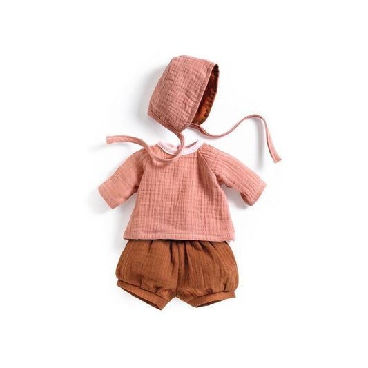Baby Pomea Peach 3-Piece Doll's Outfit