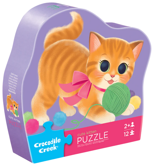 Mini Puzzle 12pc - Cute Kitten