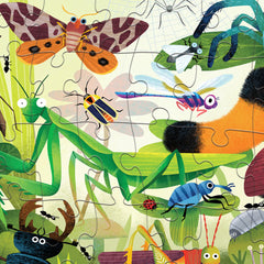 Holographic - Backyard bugs puzzle 50pcs