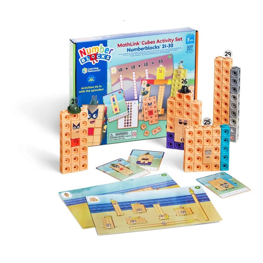 mathlink cubes numberblocks 21-30