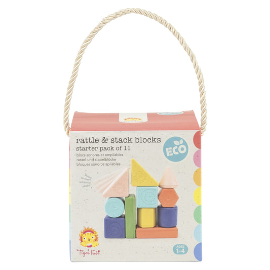 rattle and stack blocks - starter pack of 11