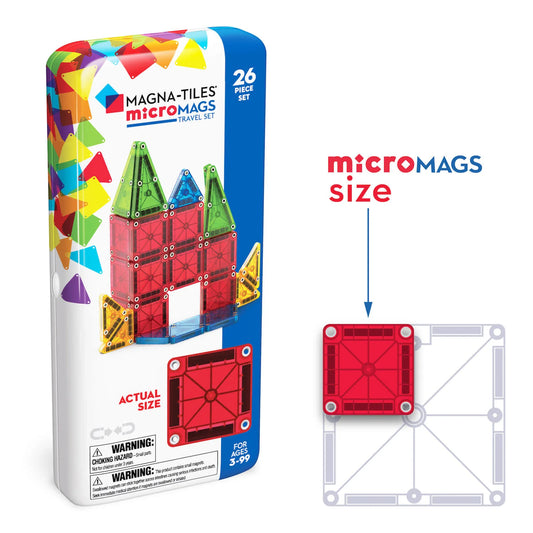 Magna-tiles micro travel 26 piece set