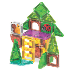 MAGNA‑TILES microMAGS Treehouse 24‑Piece Travel Set