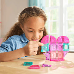 Magna-tiles micromags travel - heart to heart 26 piece set