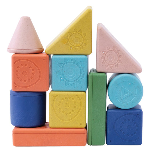 rattle and stack blocks - starter pack of 11