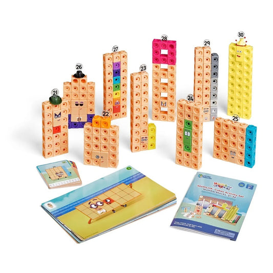 mathlink cubes numberblocks 21-30