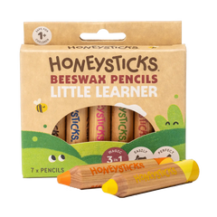 Honeysticks Magic 3-in-1 Beeswax Pencils Little Learners 7pk