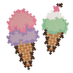 Plus plus puzzle. by number - Ice cream cones 250pcs