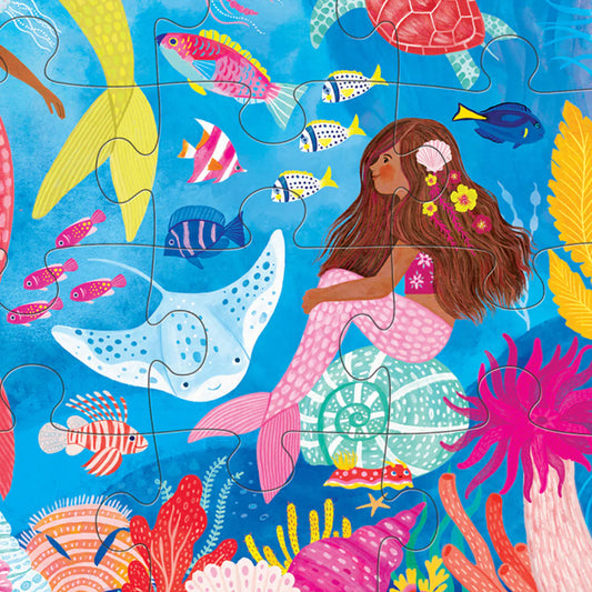 mermaid dreams floor puzzle 36pc