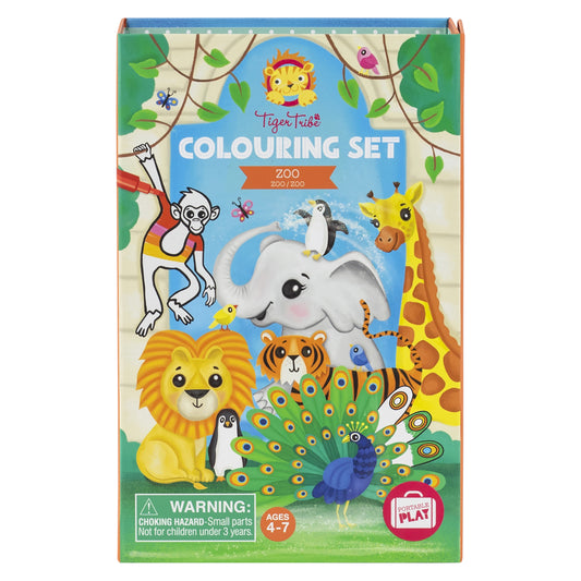 colouring set - zoo