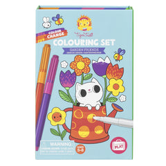 colouring set - garden friends