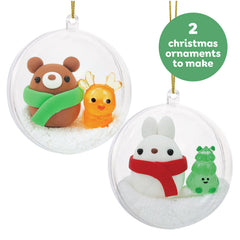 Clay craft Ornament Kit - Bear & Bunny