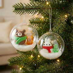 Clay craft Ornament Kit - Bear & Bunny