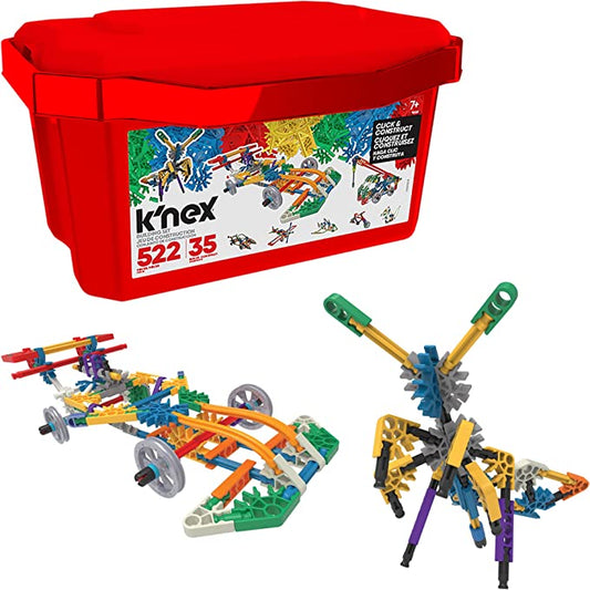 K'nex - click and construct tub 522 piece
