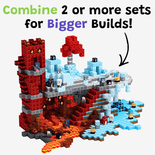 Miniblox - Ice and fire 100pce set