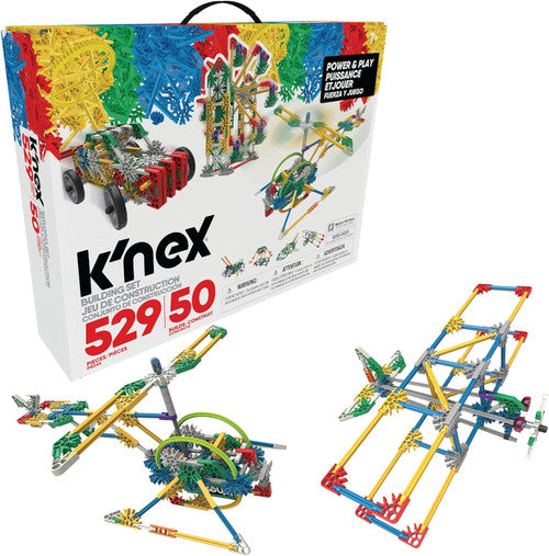 k'nex - power and play motorised 529 pieces