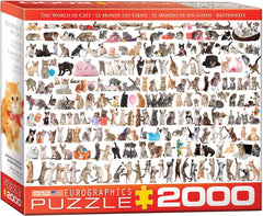 the world of cats puzzle 2000pcs
