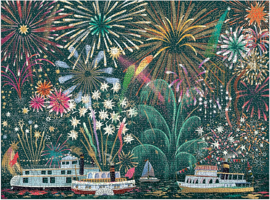 Fireworks Jubilee foil puzzle 1000pc