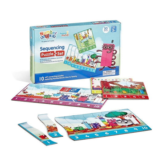 numberblocks sequencing puzzle set