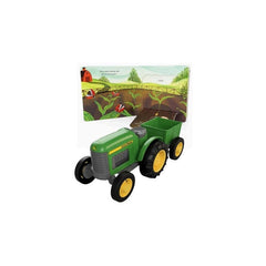 Green toys - John Deere Tractor and book