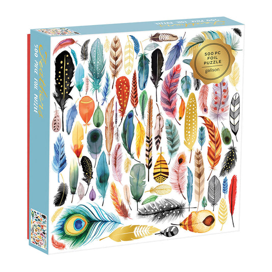feathers foil puzzle - 500pc