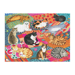 Lounging Cats - 1,000 piece puzzle
