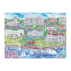 Newport Mansions - 1,000 piece puzzle by Michael Storrings