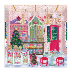 joy laforme gingerbread cottage puzzle 500pce