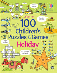100 children's puzzles and games - holiday