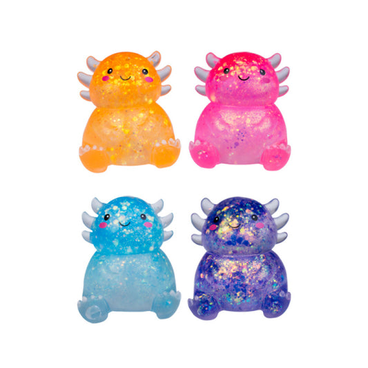 Smooshos - super squeeze glitter axolotl