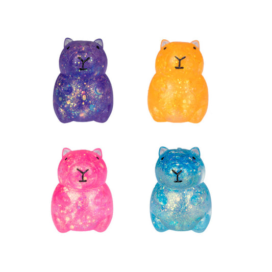 Squishy glitter capybara